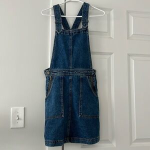 Denning mini overall skirt